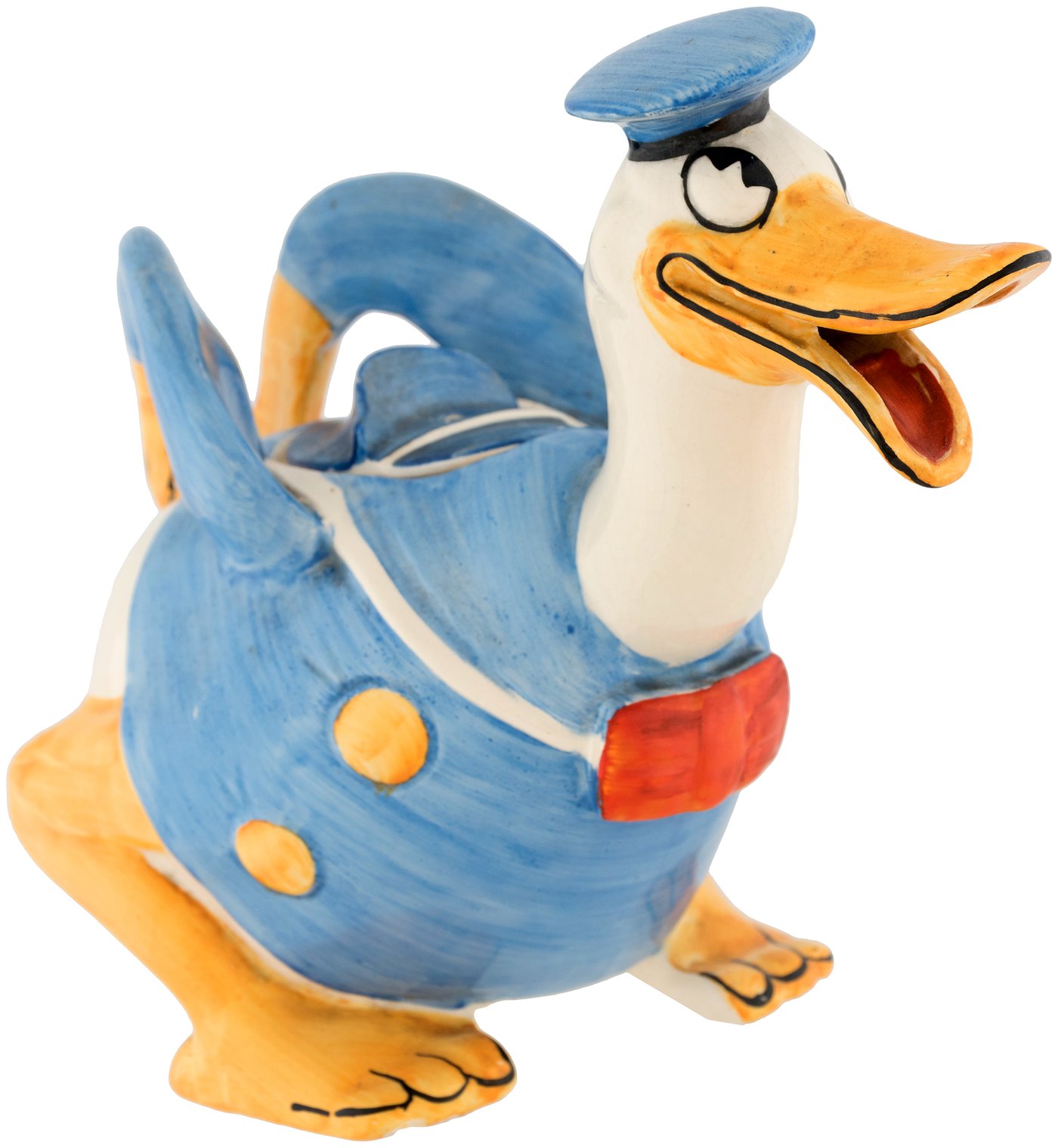 Hake S DONALD DUCK FIGURAL ENGLISH WADEHEATH TEAPOT