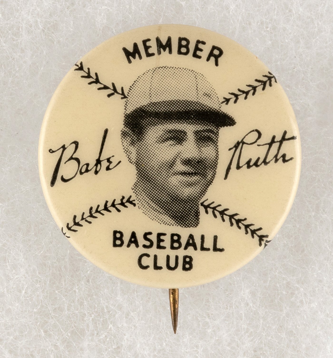 Hake S New York Yankees Babe Ruth S Club Members Button