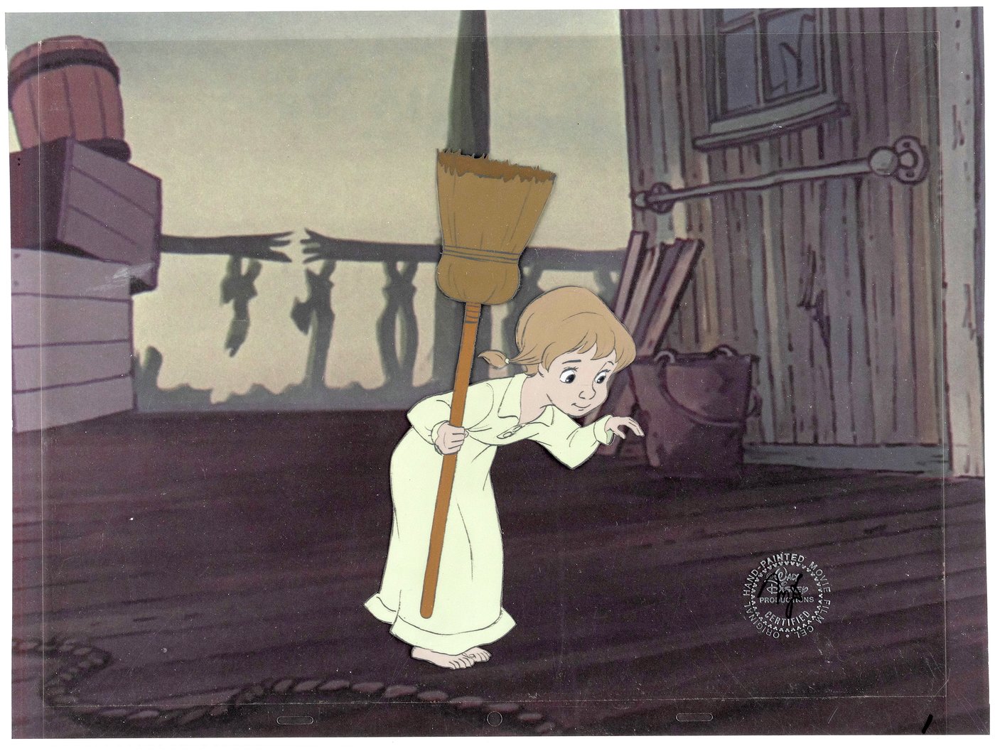 Hake S The Rescuers Penny Production Animation Cel