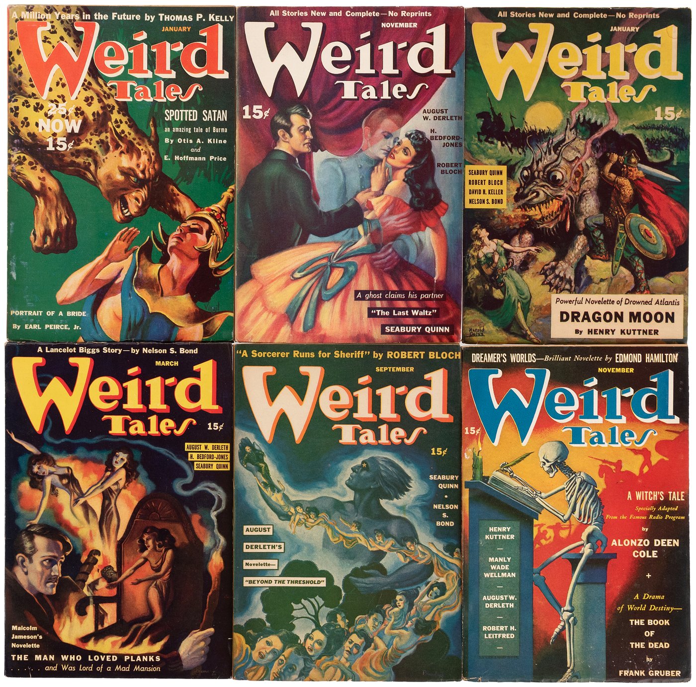 Hake S Weird Tales Pulp Magazine Lot