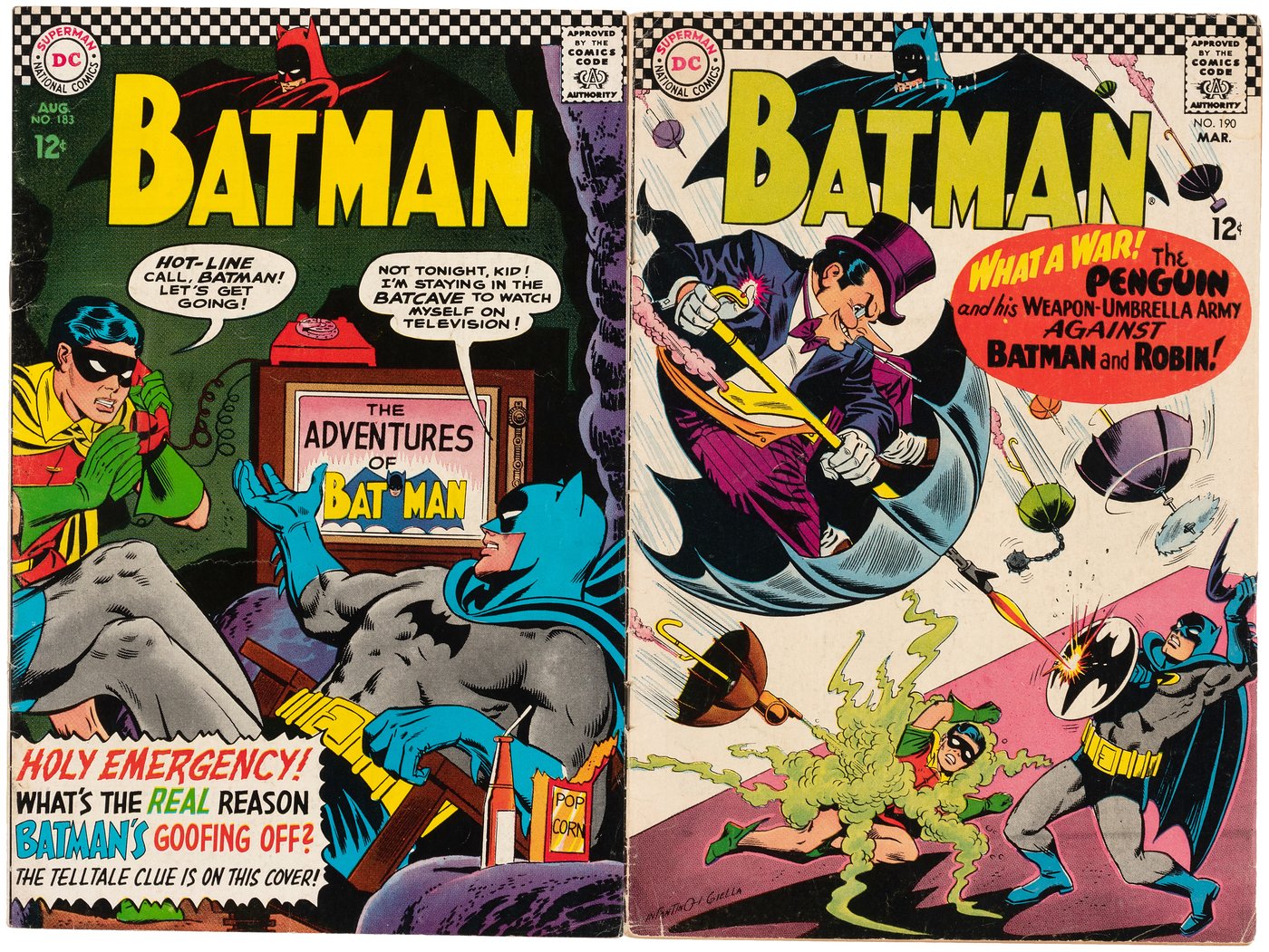 Hake S Batman Detective Comics Go Go Check Silver Age Lot Of