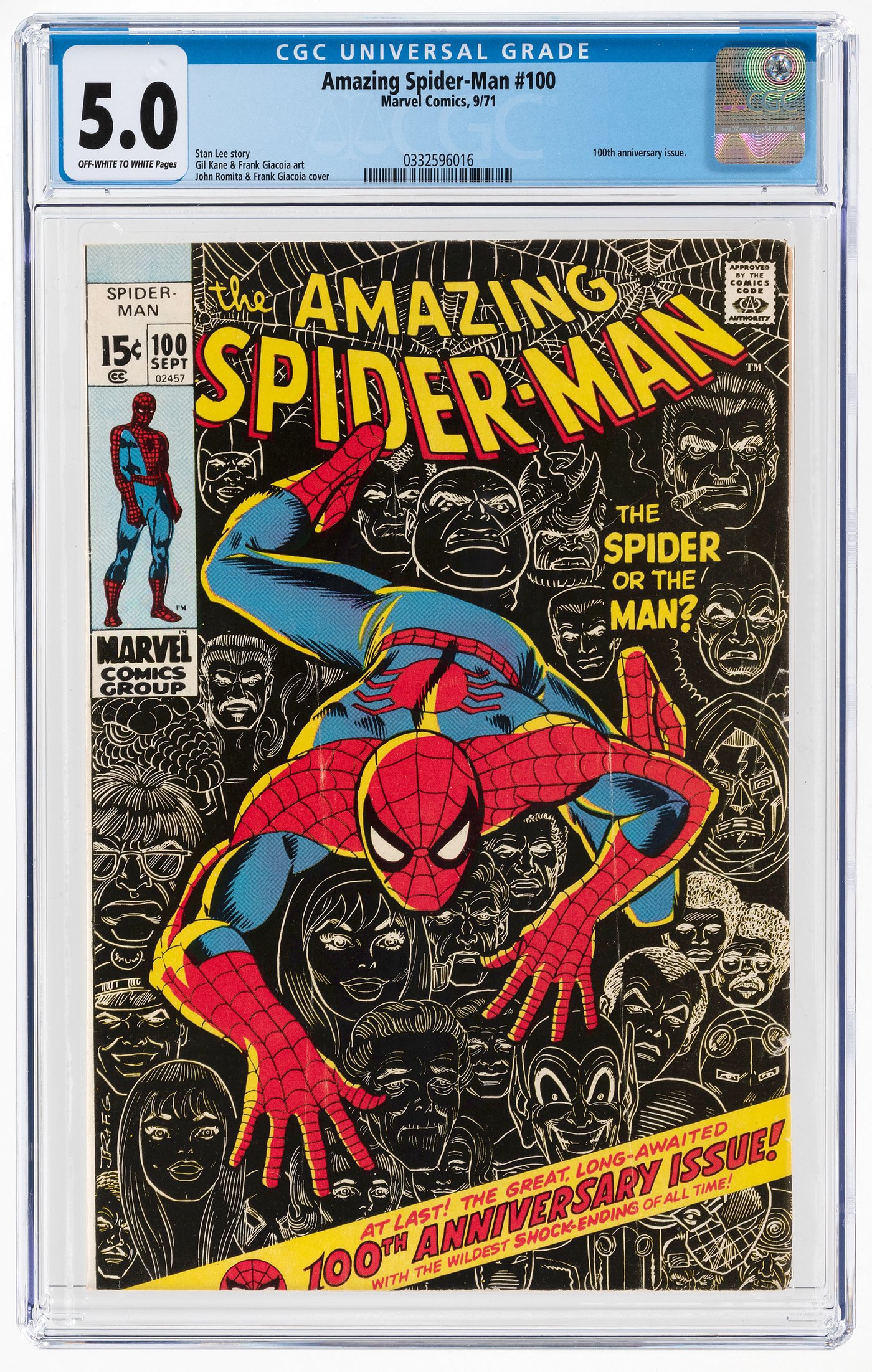 Hake S Amazing Spider Man September Cgc Vg Fine