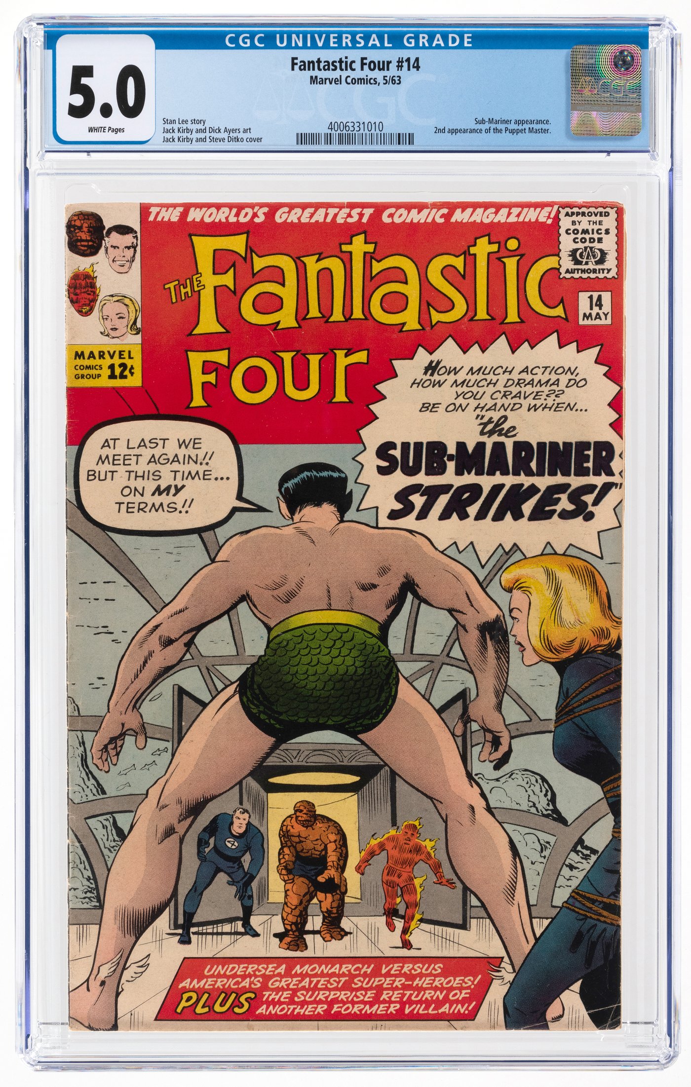 Hake S Fantastic Four May Cgc Vg Fine