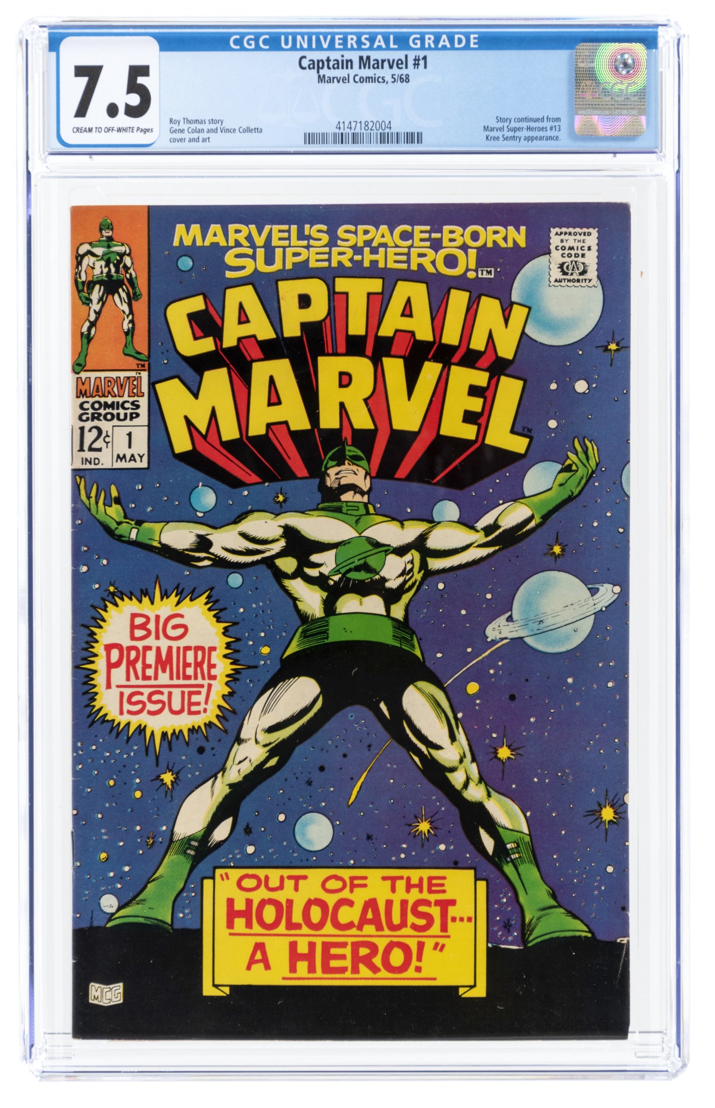 Hake S Captain Marvel May Cgc Vf