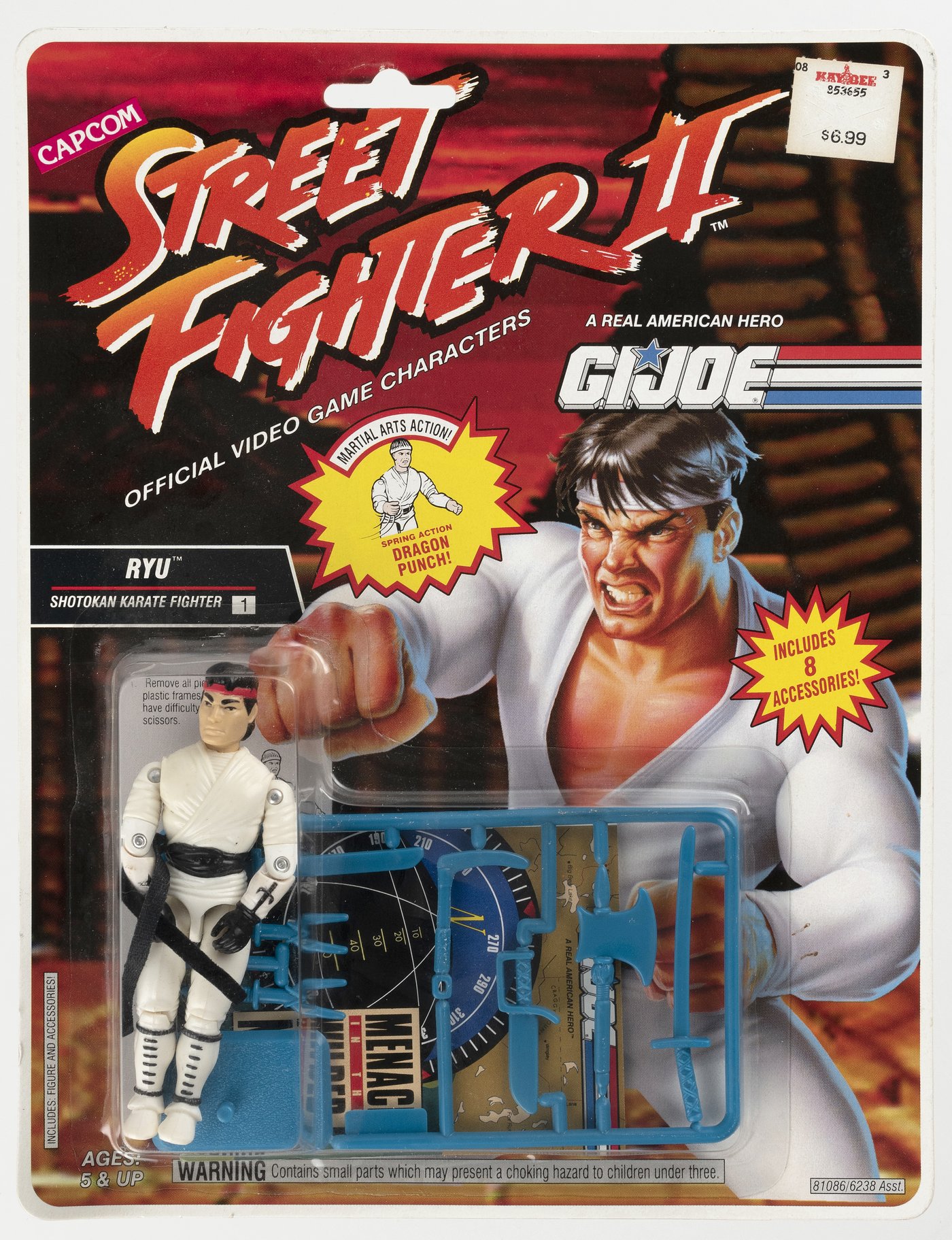 Hake S G I Joe Street Fighter Ii Ryu Series Back