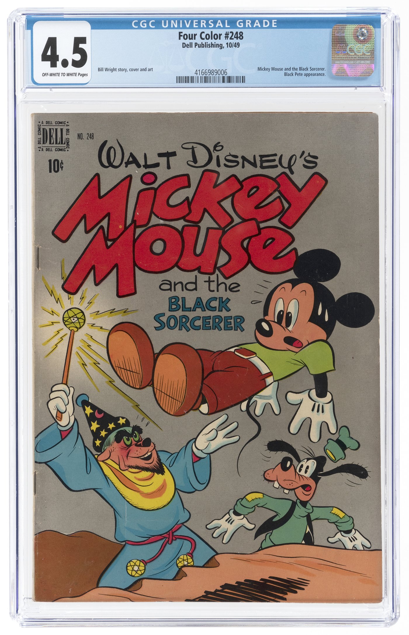 Hake S Four Color October Cgc Vg Mickey Mouse