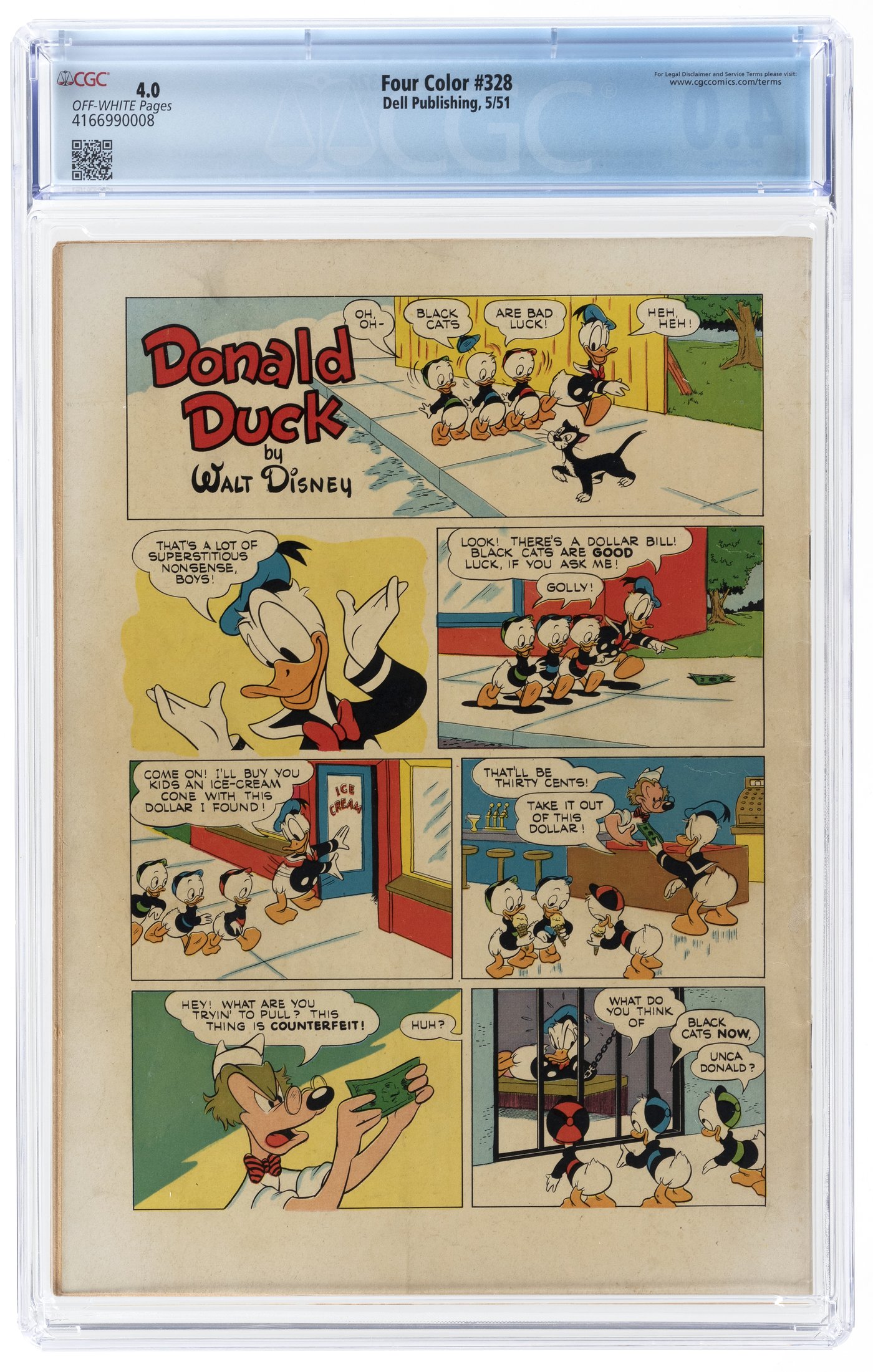 Hake S Four Color May Cgc Vg Donald Duck