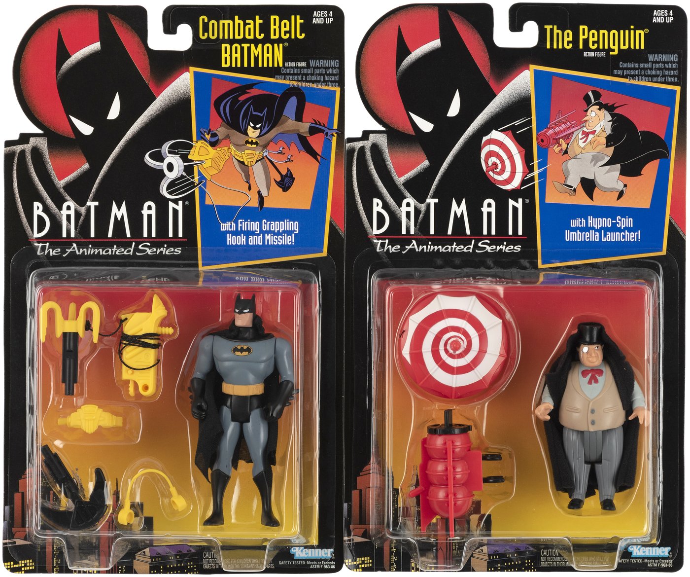 Hake S BATMAN ANIMATED 1ST SERIES ACTION FIGURES CASE OF 24