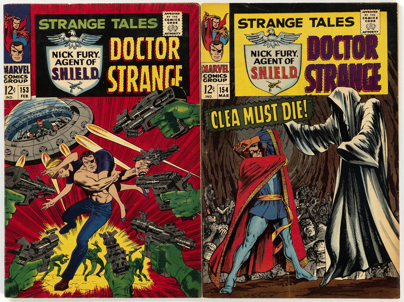 Hake S Doctor Strange Silver And Bronze Age Comic Lot Of