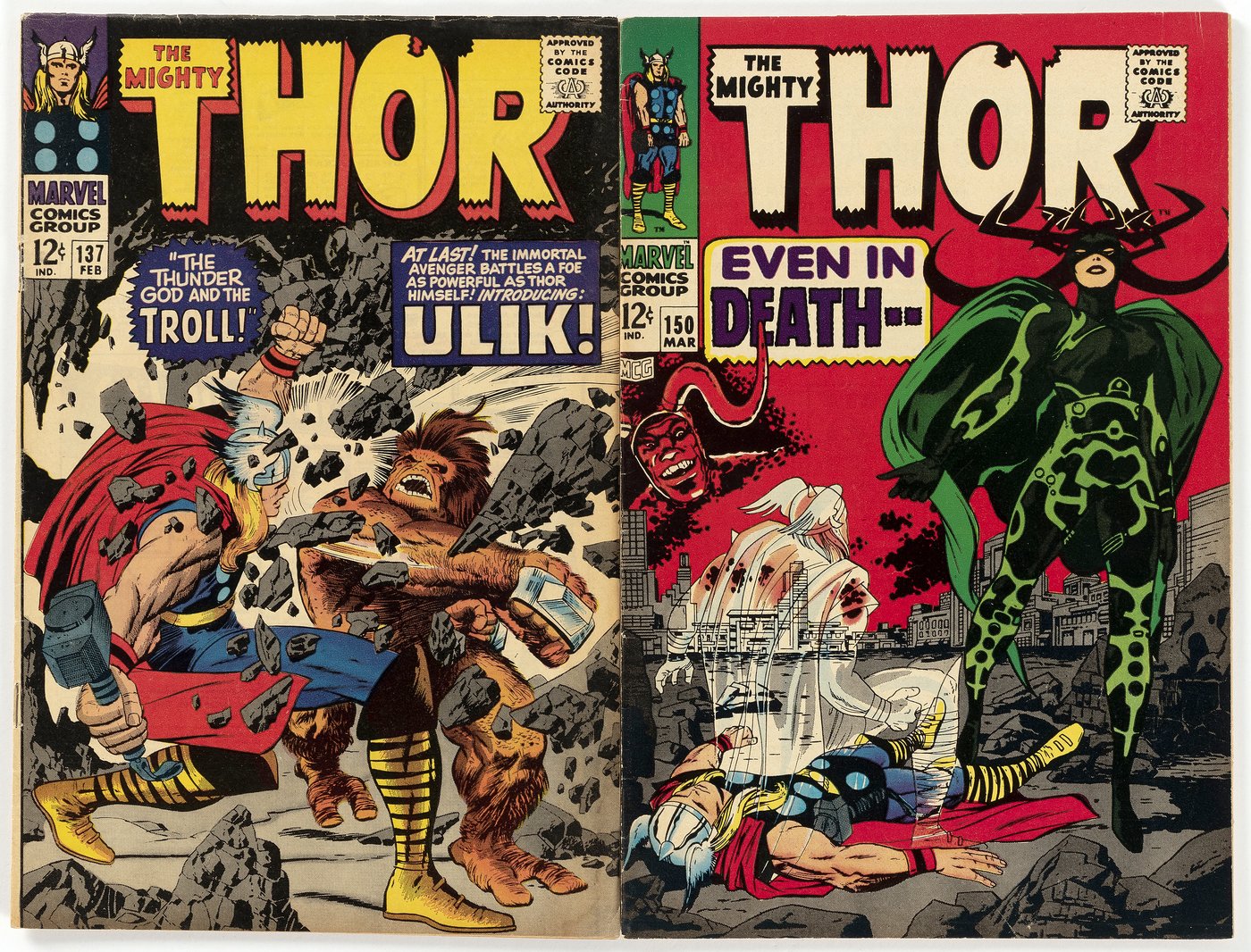 Hake S THOR SILVER AGE COMIC LOT OF 19