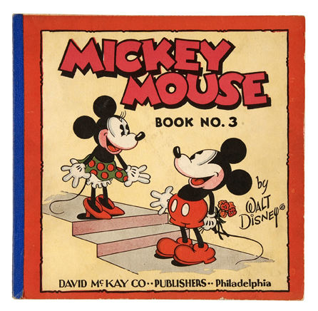 Hake S MICKEY MOUSE BOOK NO 3 EARLY REPRINT BOOK