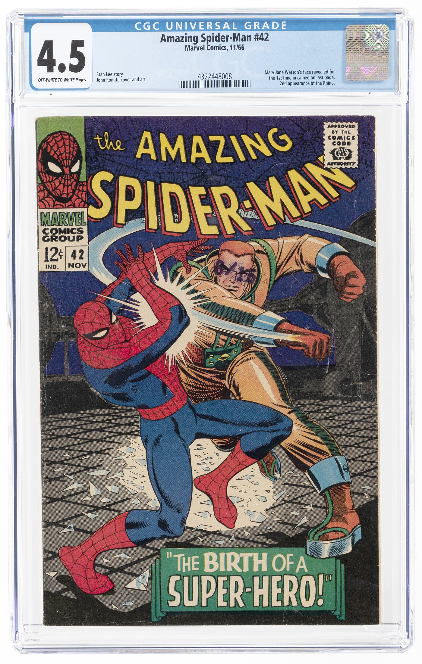 Hake S Amazing Spider Man November Cgc Vg