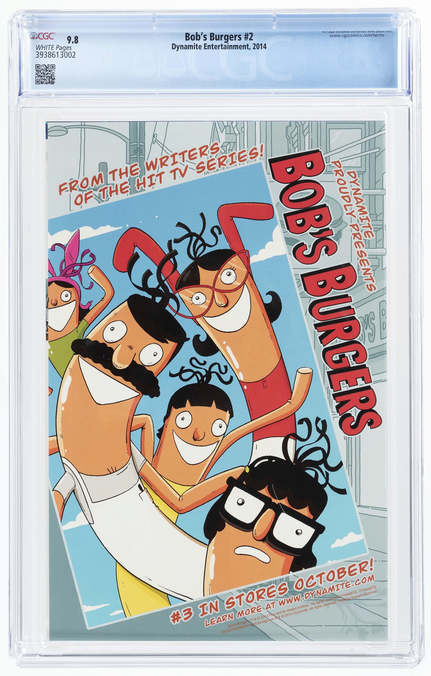 Hake S Bob S Burgers Cgc Nm Mint