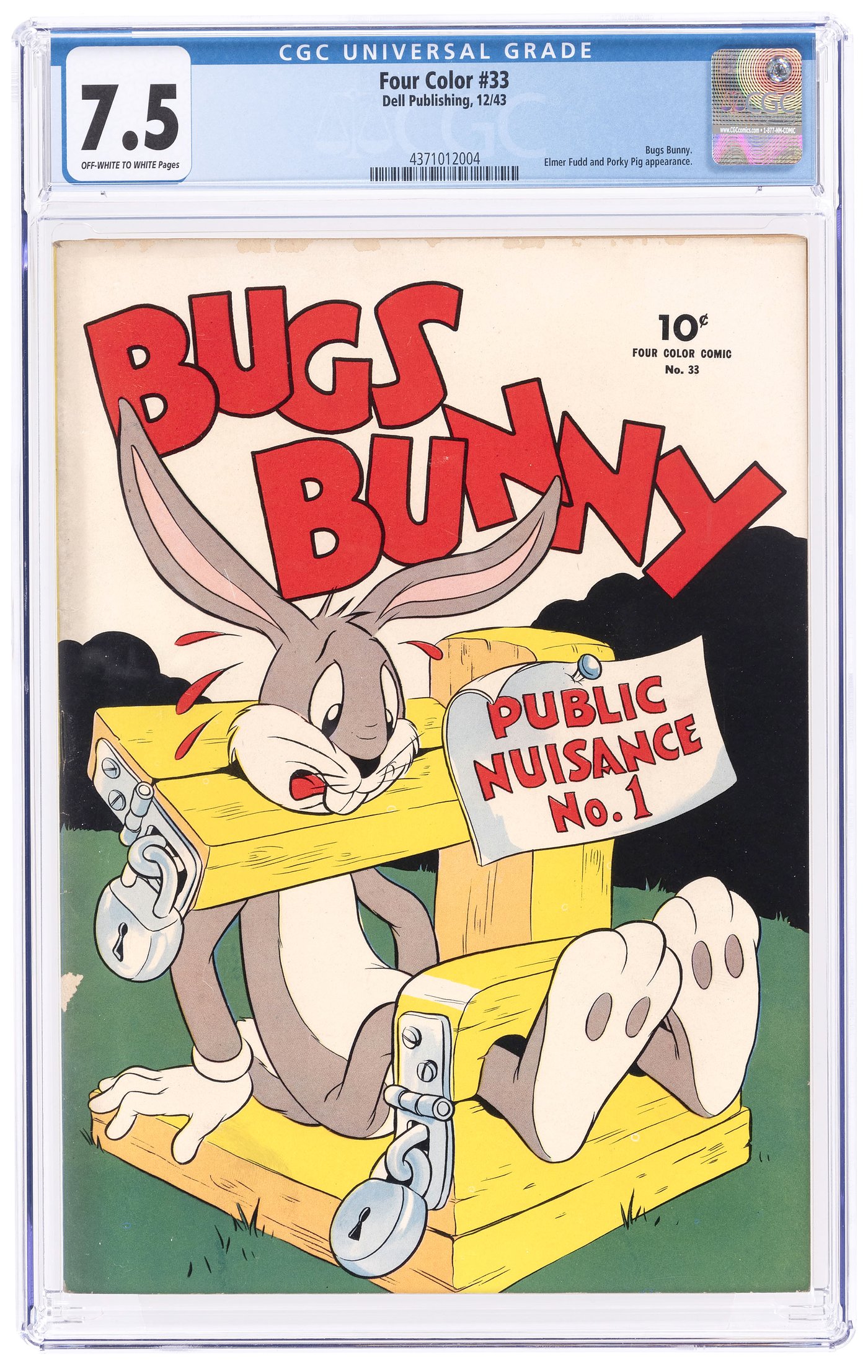 Hake S Four Color December Cgc Vf Bugs Bunny