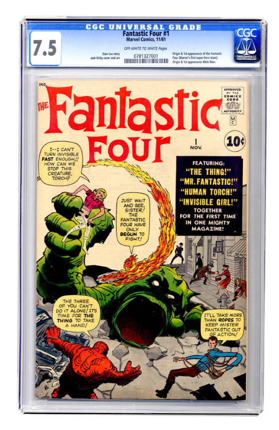 Hake S Fantastic Four November Cgc Off White To White Pages