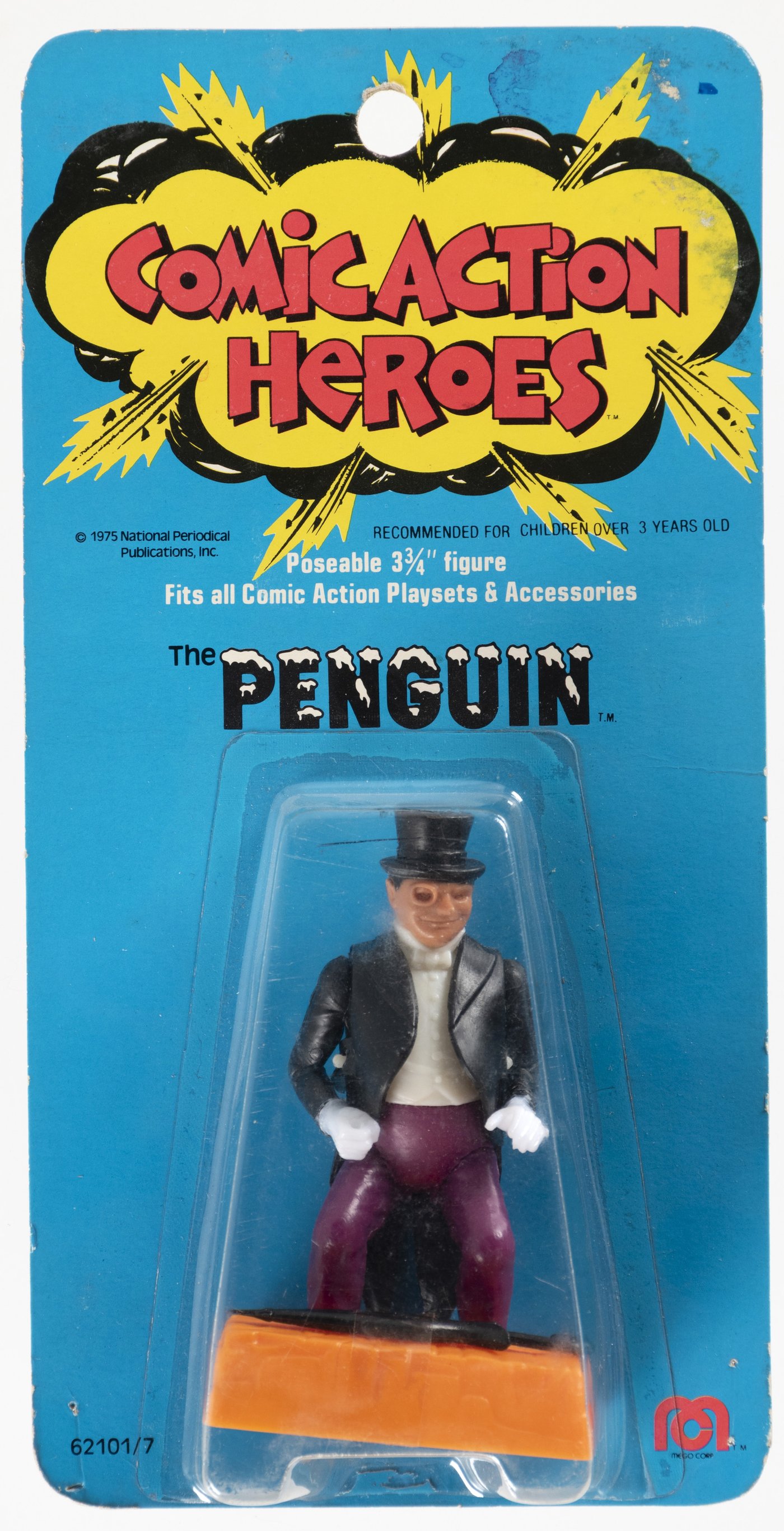 Hake S Mego Comic Action Heroes Penguin Carded Action Figure