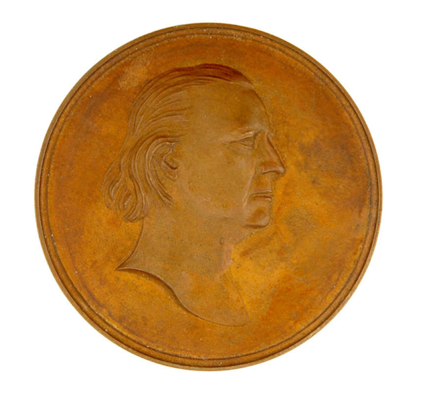 Hake S HENRY WARD BEECHER LARGE BRONZE MEDAL