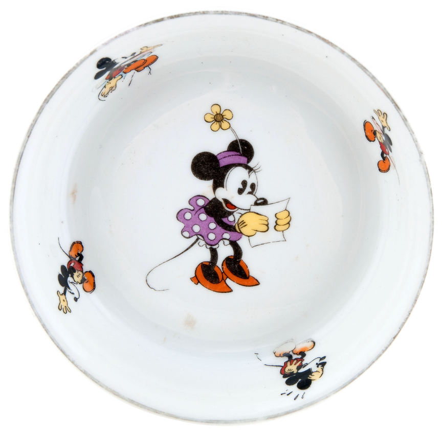 Hake S MICKEY MOUSE SERIES BAVARIAN CHINA DISH FEATURING MINNIE MOUSE