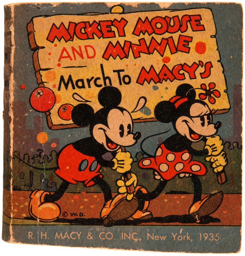 Hake S Mickey Mouse And Minnie March To Macy S Rare Premium Book