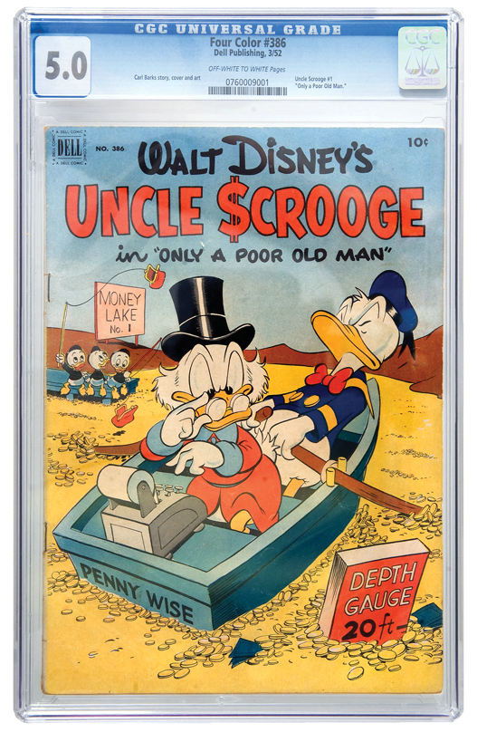 Hake S Four Color First Uncle Scrooge February Cgc