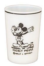 PROBABLE FIRST "MICKEY MOUSE" TUMBLER.