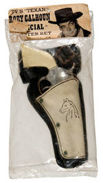 "TV'S TEXAN-RORY CALHOUN OFFICIAL HOLSTER SET."