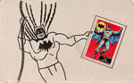 "BATMAN" ENGLISH GUM CARD SET WITH ALBUM.