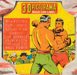 “3-D PICTURAMA MAGIC BREAD END LABEL ALBUM” COMPLETE WITH GLASSES (VARIANT).