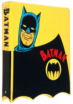 "BATMAN" THREE RING BINDER AND BALL PEN.