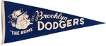 "N.Y. GIANTS" & "BROOKLYN DODGERS" BASEBALL PENNANTS.