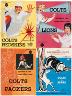 BALTIMORE COLTS PROGRAMS AND TICKETS.