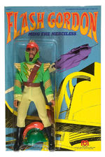 "FLASH GORDON - MING THE MERCILESS" CARDED MEGO ACTION FIGURE.