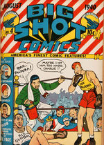 “BIG SHOT COMICS” BOUND VOLUME OF FIRST EIGHT ISSUES.