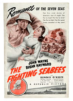 "THE FIGHTING SEABEES" PRESSBOOK.