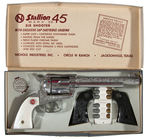 NICHOLS "STALLION 45 MARK II" BOXED CAP GUN.