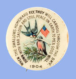 BEAUTIFUL 1904 PROHIBITION BUTTON FOR SWALLOW & CARROLL.