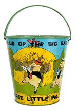 "THREE LITTLE PIGS" SAND PAIL.