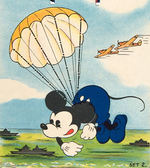 MICKEY MOUSE MILITARY THEME SEWING CARD SETS.