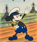 MICKEY MOUSE MILITARY THEME SEWING CARD SETS.