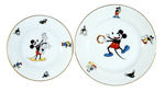 "MICKEY MOUSE" BAVARIAN CHINA PLATES.