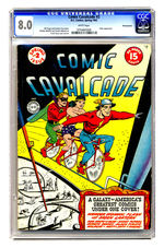 COMIC CAVALCADE #2 SPRING 1943 CGC 8.0 WHITE PAGES PENNSYLVANIA COPY.