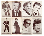 ROCK & ROLL RECORDING STARS CARD SET.