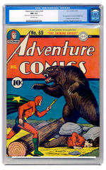 ADVENTURE COMICS #69 DECEMBER 1941 CGC 9.4 OFF-WHITE PAGES.