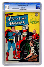 ADVENTURE COMICS #125 FEBRUARY 1948 CGC 8.5 OFF-WHITE PAGES.