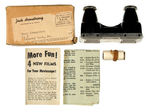 JACK ARMSTRONG 3-D FILMSTRIP VIEWER WITH MAILER.