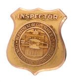 CIVIL AERONAUTICS ADMINISTRATION "INSPECTOR" SERIALLY NUMBERED OFFICIAL BADGE.