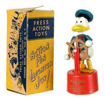 "DONALD DUCK" BOXED KOHNER PUSH PUPPET.