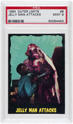 "OUTER LIMITS" TOPPS GUM CARD #8 PSA MINT 9.