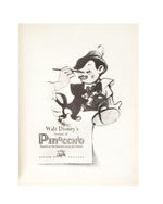 "WALT DISNEY'S VERSION OF PINOCCHIO" EXTREMELY LIMITED BOOK.