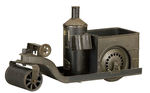 BING WIND-UP STEAM ROLLER.